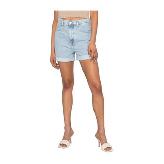 Tommy Hilfiger Dames, Korte broeken, Blauw, Maat: W26 Denim