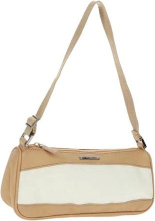 Gucci Pre-owned Shoulder Bags, female, Beige, Size: ONE SIZE Pre-owned Vintage Shoulder Bag