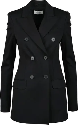 Sportmax Jassen, Dames, Zwart, M, Nylon, Stijlvolle Jas in Nylon Elastaan Mix