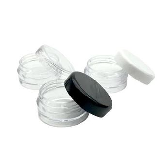 OEM Tarros Cosm&eacute;ticos, Envases Rellenables, Soluci&oacute;n De Almacenamiento Transparente, 20 G, Tapa Surtida