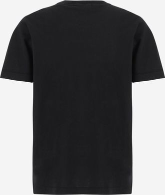 Stone Island Boys T-Shirt With Logo Cotton - Black Hoods & Sweatshirts