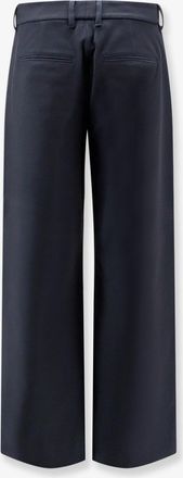 Max Mara Womens Trousers Smmgela Cotton-Blend Blue