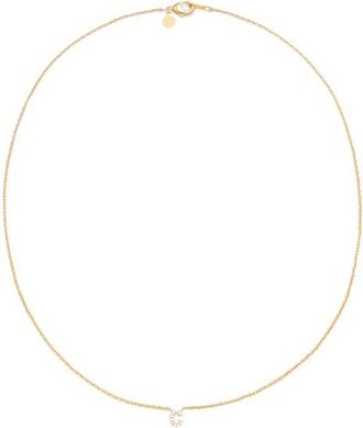 Petit Moments Call Me By Your Name Initial Pendant Necklace in Gold - C at Nordstrom