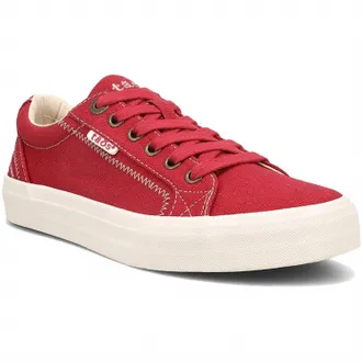 Taos Womens Plim Soul Sneaker In Red
