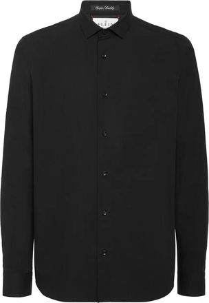 Philipp Plein Camicia con motivo Bear - Nero