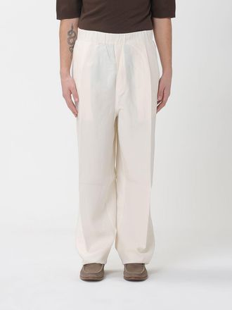 Laneus Pantaloni a gamba larga Laneus in misto lino