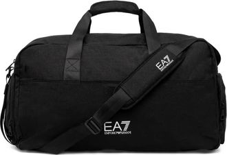 Emporio Armani logo-strap gym bag - unisex - Polyester - One Size - Black