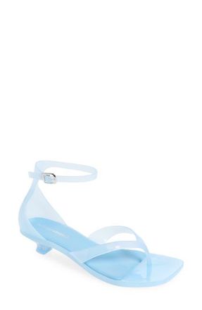 Jeffrey Campbell Gummy Ankle Strap Sandal in Light Blue at Nordstrom, Size 11