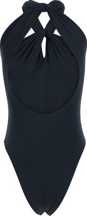 Federica Tosi Womens One-Piece Swimsuit One Piece Black Polyamide Swimwear Sea Clothing