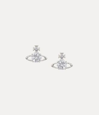 Vivienne Westwood Reina Earrings Silver Cubic Zirconia Women