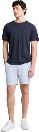 Onia Pigment Dye Linen Pull On Short in Ice at Nordstrom, Size X-Large