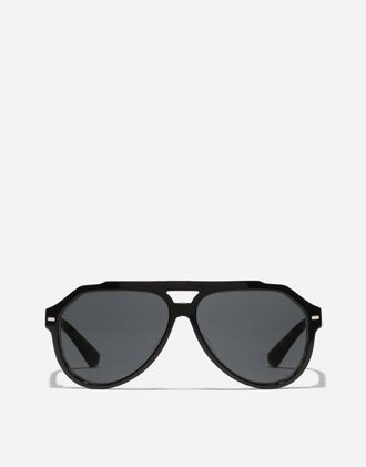 Dolce & Gabbana Occhiale Sole-202307 - Man Black Acetate Onesize