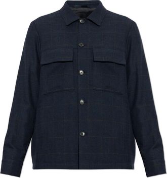 Paul Smith Overshirt a quadri - - Jackets - Uomo - Blu - XL