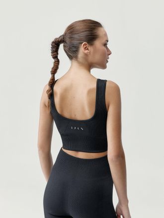 Born Living Yoga Top Idara Black