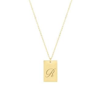 Set & Stones Stella Initial Necklace in Gold /R at Nordstrom
