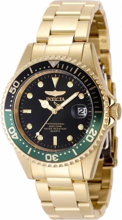 Invicta Pro Diver Quartz Black Dial Mens Watch 48727