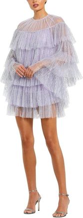 Mac Duggal Cape Mini Dress