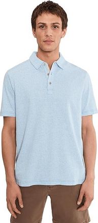 Tommy Bahama Luzia Beach Polo Mens Clothing Dusk Blue : 3XL, Cotton/Linen