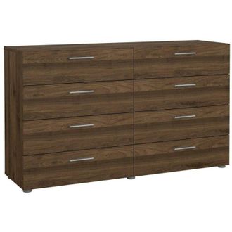 Dmora Dmora - Aparador Phethai, Buf&eacute; De Sal&oacute;n, Aparador De Sal&oacute;n, Despensa De Cocina, 140x40 H82 Cm, Nuez