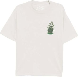 Melt parrot-embroidered T-shirt - men - Cotton - XXXL - Grey