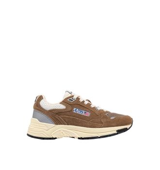 Autry Hyperway Low Suede Mesh Cigar Silv