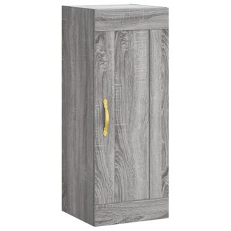 vidaXL Armario De Pared Madera De Ingenier&iacute;a Gris Sonoma 34,5x34x90 Cm Vidaxl