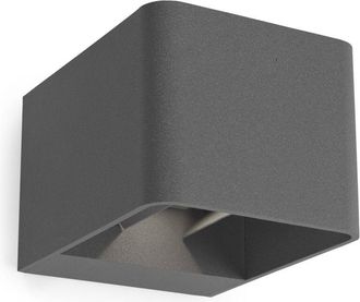 Leds - C4 Ledkia - Leds-c4 Wilson - Aplique Led Up Down Para Exterior Urban Grey 855lm 2700k Ip65