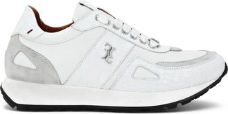 Billionaire Boys Club Croco Printed Nubuck & Suede Runner - Heren - Sneakers - Wit - 46 EU - Leer - Schoenen