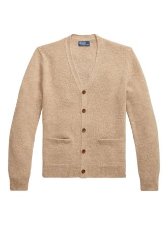 Polo Ralph Lauren elbow-patch cardigan - Neutrals