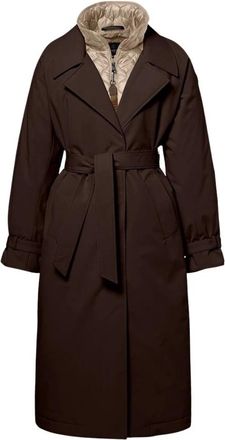 Creenstone Gytta Coat - Dames - Mantels - Bruin - Maat: 2XL Poliester