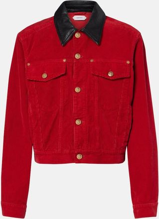 Versace Cotton corduroy jacket