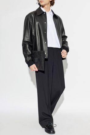 Etro Cotton Polo With Logo, Mens, Black