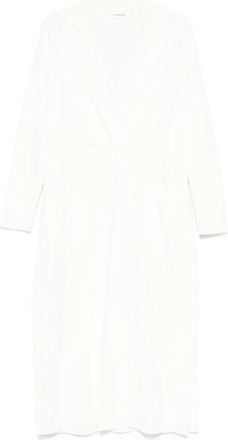 P.A.R.O.S.H. Roma Coat - Dames - Mantel - Beige - S - Leer - Jassen