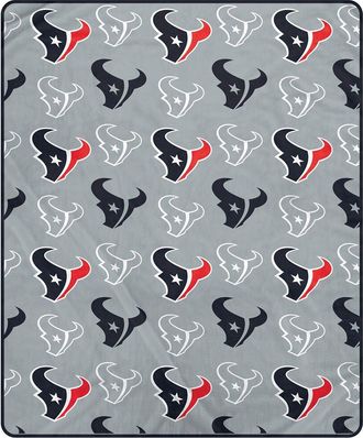 Pegasus Sports Houston Texans Nfl Team Signature Logo Fleece Throw