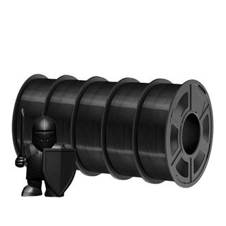 OEM Filamento Per Stampante 3d, Ad Alta Resistenza, Facile Da Usare, Petg, Petg Nero, 5 Rotoli