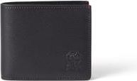 Brunello Cucinelli Grained leather wallet in Black at Nordstrom