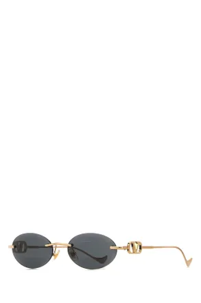 Valentino Garavani Gold Metal Sunglasses