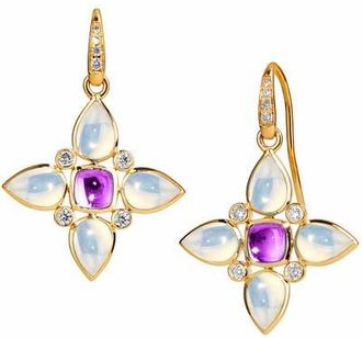 Syna Bloom Mini Elara Earrings in Amethyst at Nordstrom, Size Small