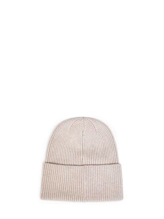 Brunello Cucinelli Womens Beanie Cashmere Beige Hat