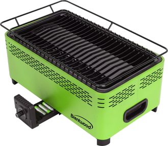 Brentwood BBF-31G Non-Stick Smokeless Portable BBQ, Green