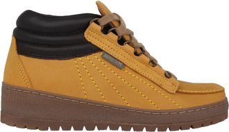 Mephisto Desert Brown Enkellaars - Dames - Veterlaarzen - Bruin - 36 EU - Leer - Schoenen