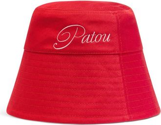Patou Red Logo Bucket Hat