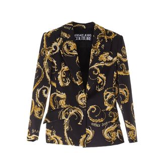 Versace Jeans Couture Chromo Couture Giacca - female - Versace Jeans Couture - Blazers - Black - XS - Jackets