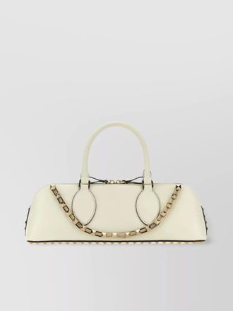 Valentino Garavani leather rockstud east-west bag