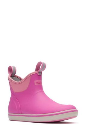 Xtratuf Waterproof Ankle Deck Boot in Rose Violet at Nordstrom, Size 11