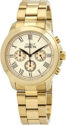 Invicta Specialty Gold Dial Mens Watch 21658