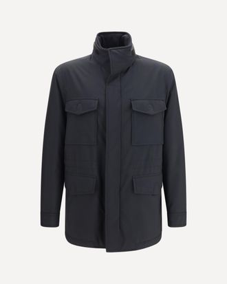 Brioni Performa wool blend Sahariana Jacket Male M