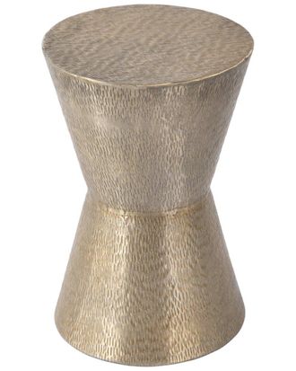 Butler Butler Specialty Company Flen 12In Round Aluminum Modern End Table