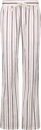 Dolce & Gabbana Gestreepte Poplin Broek - Heren - Wijde Broeken - Veelkleurig - L - Broeken