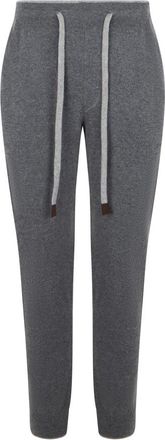 Fedeli Pantalone Sportivo in Cashmere - - Trousers - Uomo - Grigio - M